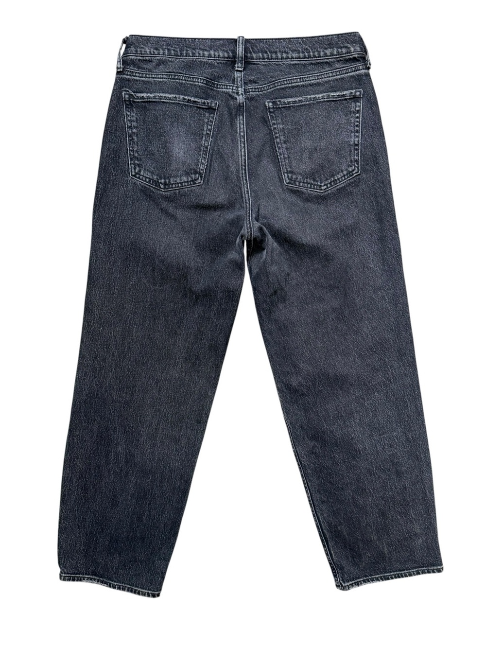 Old Navy Mid Rise Boyfriend Loose Jeans Washed Black Gray Women’s 8 - Picture 3 of 9